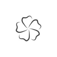 diseño de icono de vector de flor