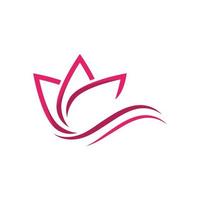 Beauty Vector lotus icon