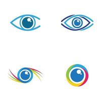 Eye Care vector logo design