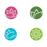 Beauty Vector lotus icon