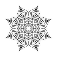 Mandala Ornament Vector Illustration
