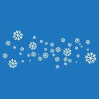 Snowflakes Style Design illustration vector