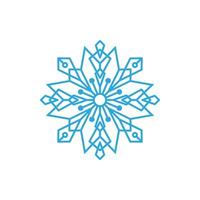 Snowflakes Style Design illustration vector