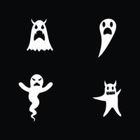 Ghost icons Vector illustration