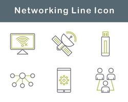 Networking Vector Icon Set