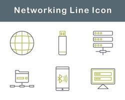 Networking Vector Icon Set