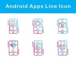 Android Apps Vector Icon Set