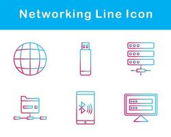 Networking Vector Icon Set