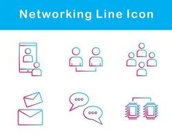 Networking Vector Icon Set