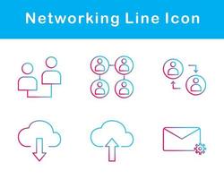 Networking Vector Icon Set