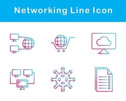 Networking Vector Icon Set