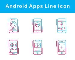 Android Apps Vector Icon Set