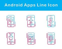 Android Apps Vector Icon Set