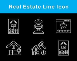 Real Estate Vector Icon Set