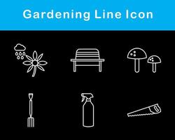 jardinería vector icono conjunto