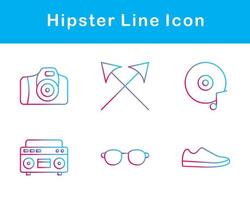 Hipster Vector Icon Set