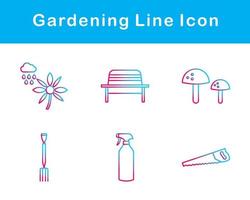 jardinería vector icono conjunto