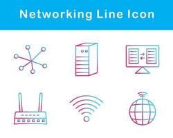 Networking Vector Icon Set