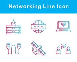 Networking Vector Icon Set