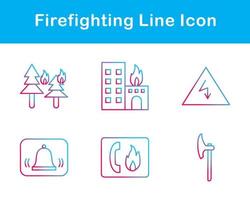 Firefighting Vector Icon Set