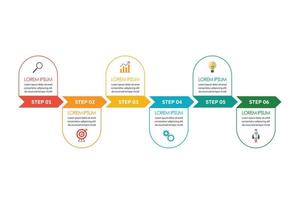 Timeline steps templates infographic vector