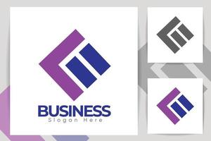 Simple Unique Business Company Logo Template Design, Minimal Two Color, And Hi-Quality Digital Logo Design With Best Unique Concept. vector