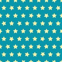 Seamless Twinkle Star Pattern Swatch vector