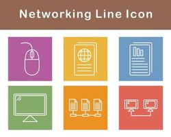 Networking Vector Icon Set