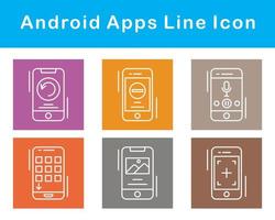 Android Apps Vector Icon Set