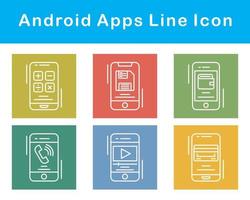 Android Apps Vector Icon Set