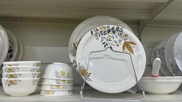 Lined Plates With Shiny And Design photo