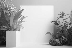 Tropical paradise a dynamic flora composition for a bold and adventurous banner photo