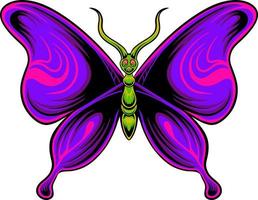 beautiful butterfly vector design for elements, color editable