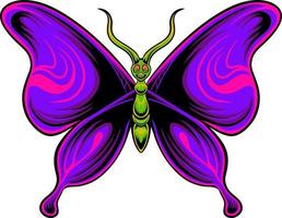 beautiful butterfly vector design for elements, color editable