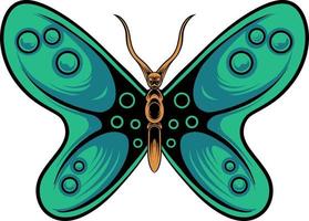 beautiful butterfly vector design for elements, color editable