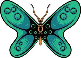 beautiful butterfly vector design for elements, color editable