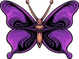 beautiful butterfly vector design for elements, color editable