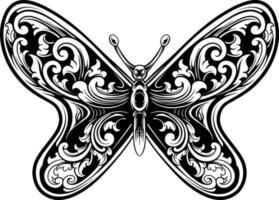 beautiful butterfly vector design for elements, color editable