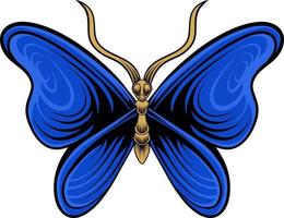 beautiful butterfly vector design for elements, color editable