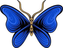 beautiful butterfly vector design for elements, color editable