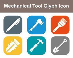 Mechanical Tool Vector Icon Set