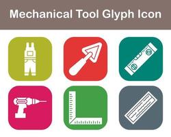 Mechanical Tool Vector Icon Set