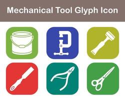 Mechanical Tool Vector Icon Set