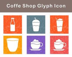 Coffe Shop Vector Icon Set