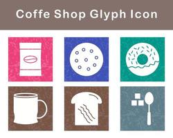 Coffe Shop Vector Icon Set