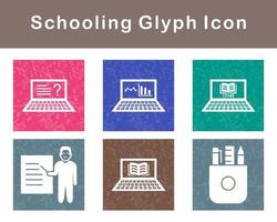 Schooling Vector Icon Set