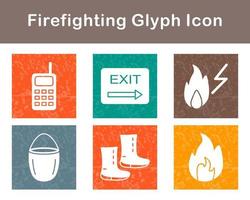 Firefighting Vector Icon Set