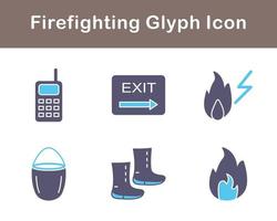 Firefighting Vector Icon Set