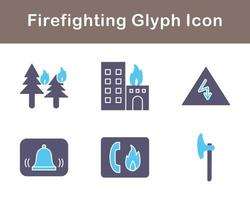 Firefighting Vector Icon Set