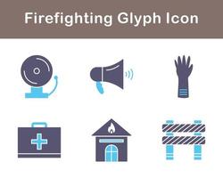 Firefighting Vector Icon Set